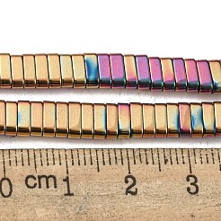 Chapelets de perles en hématite synthétique électrolytique sans magnétiques&nbsp;G-C106-B02-01A