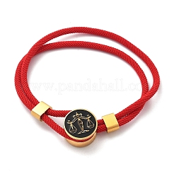 Bracelets multibrins en cordons nylon constellation&nbsp;BJEW-U016-01B-09