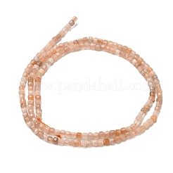 Natürliche Pfirsichmondstein Perlen Stränge&nbsp;LS-G-RM2025526-B03-2.5mm