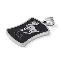 Ciondoli in acciaio inox 304&nbsp;LS-STAS-O008-01C