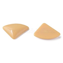 Cabochon acrilici opachi, triangolo, Burlywood, 19.5x28x5mm, circa 354pcs/500g