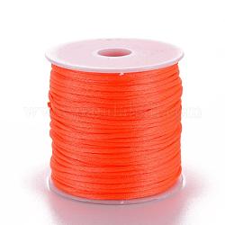 Filo nylon, arancio rosso, 1.5mm, circa 49.21 iarde (45 m)/rotolo