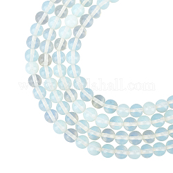 Arricraft Opalit Perlen Stränge, Runde, 8 mm, Bohrung: 1 mm, ca. 47 Stk. / Strang, 15.5 Zoll (39.37 cm), 4 Stränge / box
