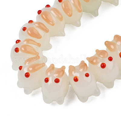Fatti a mano perle di vetro irregolari fili&nbsp;LAMP-T017-01C-1