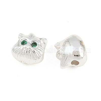 Messing pflastern Zirkonia Perlen&nbsp;KK-A292-01S-1