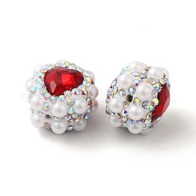 Perles de strass en argile polymère&nbsp;RGLA-D050-04A-1