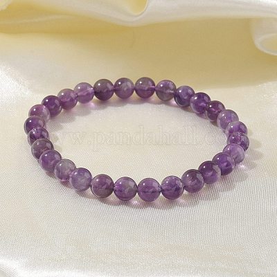 Bracelets d'améthyste naturels&nbsp;BJEW-K212-A-034-1