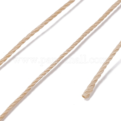 Runde gewachste Polyesterfadenschnur&nbsp;YC-D004-02E-138-1