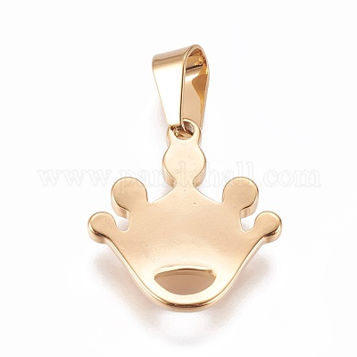 Pendentifs en acier inoxydable 304&nbsp;STAS-L222-06G-1
