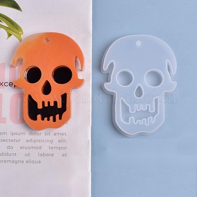 Skull Silicone Molds for Epoxy Resin, 3D Extra Large Skeleton Skull Epoxy  Resin Molds