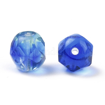 Perles de verre tchèques polies au feu&nbsp;LAMP-O017-151-B2M6-1