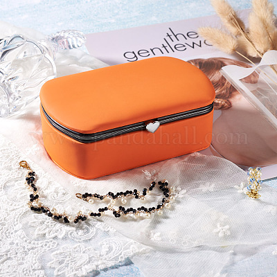 Pu Lederschmuck Aufbewahrungsbox&nbsp;LBOX-TAC0001-01B-1