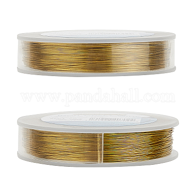 Wholesale BENECREAT 0.3mm(28 Gauge) 150m Tarnish Resistant Golden
