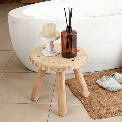 Holzscheit-Hocker&nbsp;AJEW-WH0596-917A-1