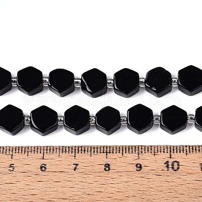 Natürlichen Obsidian Perlen Stränge&nbsp;G-P534-A22-01-1