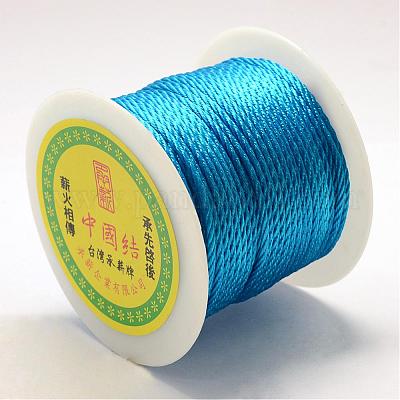 Cordon tressé en nylon&nbsp;NWIR-R026-1.0mm-374-1