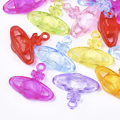 Pendentifs en acrylique transparent &nbsp;X-TACR-S133-009-1