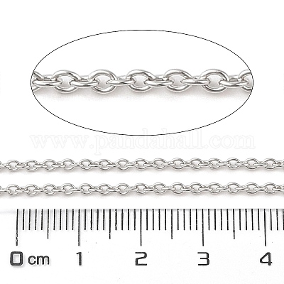 Versace Chain Choker Catena Uomo/donna In Argento Sterling Placcato Rodio, 2mm, Lunghezza 24 Pollici, Stile Curb Link Collana Curb Link Vintage