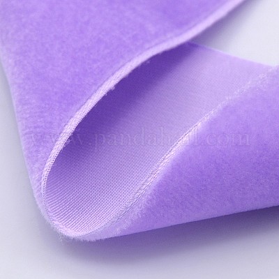 Wholesale Polyester Velvet Ribbon for Gift Packing and Festival Decoration  
