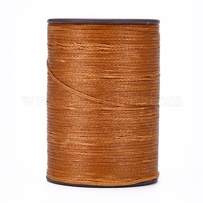 Flat Waxed Thread for Leather Sewing Wax String Polyester Cord Craft  Stitching