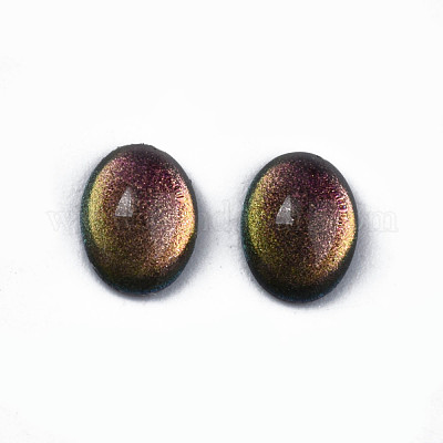 Cabochon in vetro traslucido k9&nbsp;GGLA-Q084-001E-1