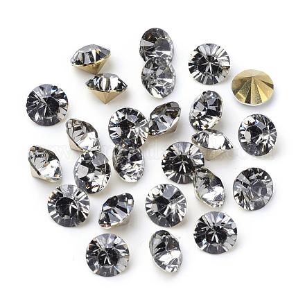 Grado AAA puntiagudo Diamante de imitacións de resina RESI-R120-6.0mm-03-1