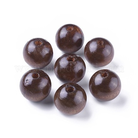 Natural Wood Beads TB25MMY-5-1