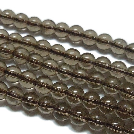 Synthétiques enfumés perles de quartz brins G-C076-16mm-4A-1