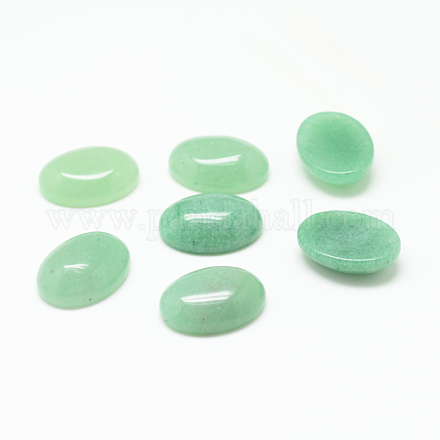 Natürlichen grünen Aventurin Cabochons X-G-T020-13x18mm-08-1
