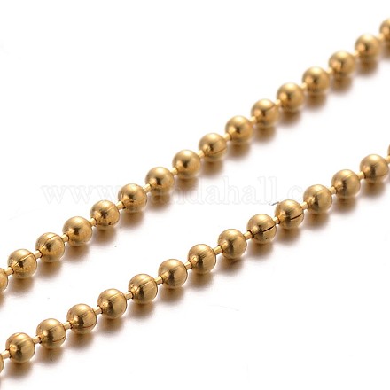 Brass Ball Chains KK-F0320-06G-1