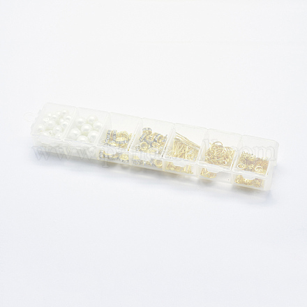 Kits d'accessoires de bricolage bijoux & perles DIY-K005-01G-1