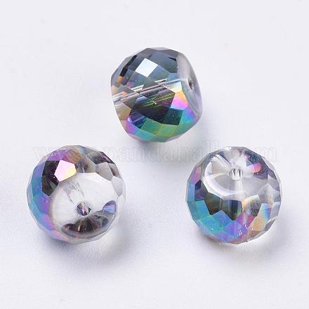 Imitation Austrian Crystal Beads SWAR-F064-10x8mm-31-1