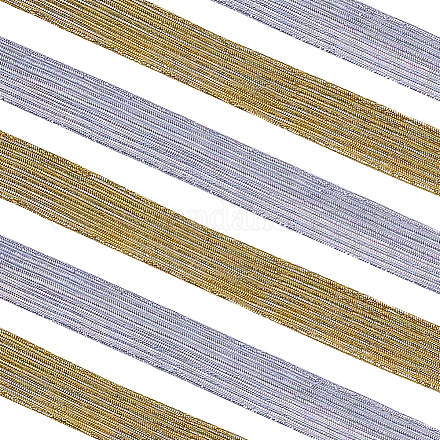 Gorgecraft 24 iarde 2 colori cordino / fascia elastica in nylon piatto EC-GF0001-35A-1