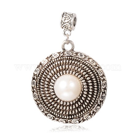 Gros pendentifs en perles d'eau douce de culture naturelle PALLOY-K218-01A-AS-1