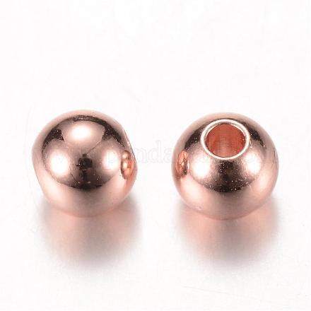 Perles en laiton KK-S753-8mm-RG-1