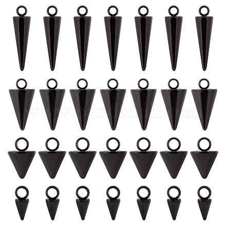 Unicraftale 32pcs 4 style 201/304 pendentifs en acier inoxydable STAS-UN0042-72-1