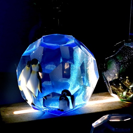 DIY Faceted Ball Display Silicone Molds X-DIY-M046-19D-1