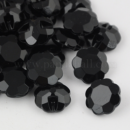 Taiwan Acrylic Rhinestone Buttons BUTT-F021-15mm-01-1