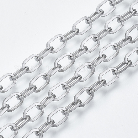 304 Stainless Steel Paperclip Chains CHS-S001-05A-P-1