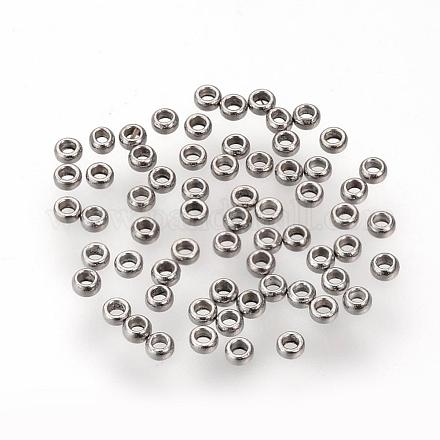 Intercalaire perles en 304 acier inoxydable X-STAS-R065-80-1