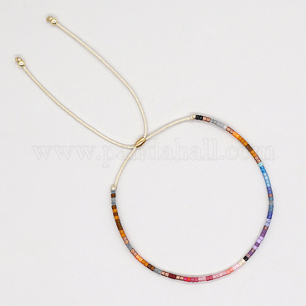 Bracelet en perles de verre tressées CG0646-7-1