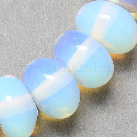 Chapelets de perles d'opalite G-S105-6mm-09-1