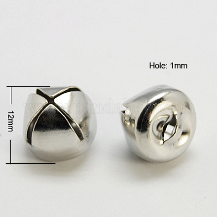 Charming Iron Bell Charms IFIN-E293-12x12-P-1