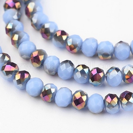 Chapelets de perles en verre électroplaqué EGLA-P018-3mm-H09-2A-1