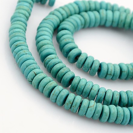 Synthetic Turquoise Beads Strands G-J184-01-1