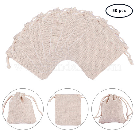 Drawstring мешки хлопка упаковка мешочки ABAG-PH0002-18-1