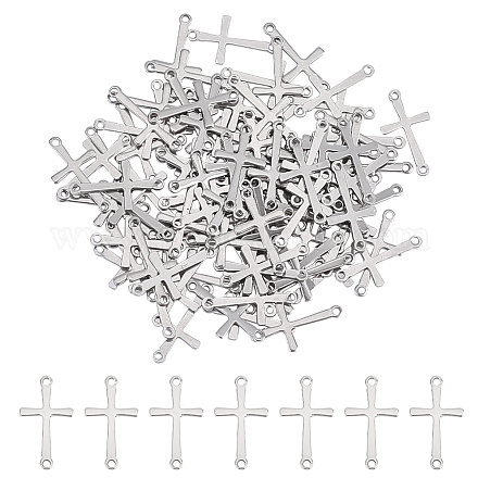 Unicraftale 100Pcs 201 Stainless Steel Connector Charms STAS-UN0048-56-1
