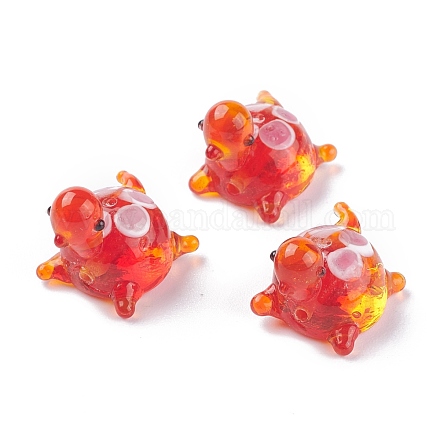 Perles vernissées manuelles&nbsp;LAMP-D015-03F-1