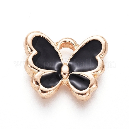 Light Gold Plated Alloy Charms ENAM-L029-06B-1