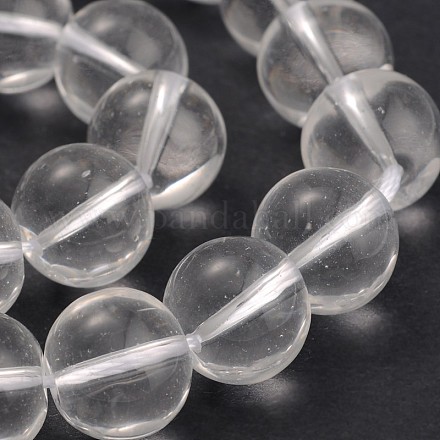 Transparent Glass Round Bead Strands EGLA-J057-02-14mm-1